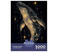 Rompecabezas De 1000 Piezas para Adultos Whale in The Stars Rompecabezas para Adultos Juegos De Relajación Desafío Difícil Ayuda A Ejercitar El Cerebro 70x50cm/1000pcs