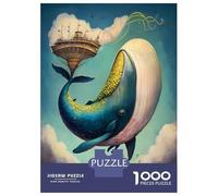 Rompecabezas De 1000 Piezas para Adultos Whale Incredible Rompecabezas para Adultos Juguetes Antiestrés Corte De Precisión Actividades Divertidas En Casa 70x50cm/1000pcs