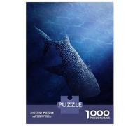 Rompecabezas De 1000 Piezas para Adultos Whale Shark Graceful Giant Rompecabezas para Adultos Juguete Decoración De Pared Difícil Difícil Y Desafío 38x26cm/1000pcs