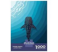 Rompecabezas De 1000 Piezas para Adultos Whale Shark in The Ocean Depths Rompecabezas para Adultos Juguetes Antiestrés para La Diversión Familiar Actividades Divertidas En Casa 70x50cm/1000pcs
