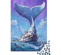 Rompecabezas De 1000 Piezas para Adultos Whale Tail Island Adventure Rompecabezas para Adultos Juegos Relajantes Análisis Y Lógica Oferta como Regalos para Toda La Familia 52x38cm/1000pcs