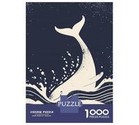 Rompecabezas De 1000 Piezas para Adultos Whale Tail Splash Rompecabezas para Adultos Juguete Decoración De Pared Difícil Regalo De Cumpleaños, Regalos, 70x50cm/1000pcs