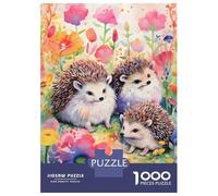 Rompecabezas De 1000 Piezas para Adultos Whimsical Hedgehog Rompecabezas para Adultos Juegos Relajantes Análisis Y Lógica Oferta como Regalos para Toda La Familia 70x50cm/1000pcs