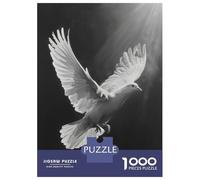 Rompecabezas De 1000 Piezas para Adultos White Dove Rompecabezas para Adultos Juguete Decoración De Pared Regalos para Mujeres para Cumpleaños, Navidad 52x38cm/1000pcs