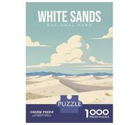 Rompecabezas De 1000 Piezas para Adultos White Sands National Park Rompecabezas Antiestrés Juguetes Difíciles Cumpleaños Y Navidad 52x38cm/1000pcs