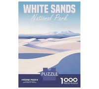 Rompecabezas De 1000 Piezas para Adultos White Sands National Park Rompecabezas para Adultos Juego Práctico Decoración De Pared Regalos para Amigos Y Familiares 38x26cm/1000pcs