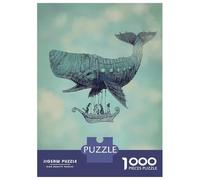 Rompecabezas De 1000 Piezas para Adultos White Tiger Portrait with Blue Eyes Rompecabezas para Adolescentes Juego Práctico Desafío Difícil Regalo De Cumpleaños, Regalos, 52x38cm/1000pcs