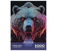 Rompecabezas De 1000 Piezas para Adultos Wild Bear Rompecabezas para Adultos Juegos De Relajación Una Obra De Arte Regalos para Amigos Y Familiares 70x50cm/1000pcs