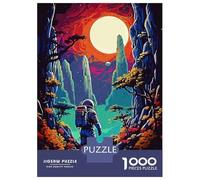 Rompecabezas De 1000 Piezas para Adultos Wild Space Forest Rompecabezas para Adultos Juguetes Antiestrés Ensamblaje De Patrones Interacción Entre Padres E Hijos 52x38cm/1000pcs