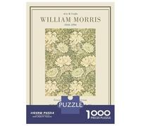 Rompecabezas De 1000 Piezas para Adultos William Morris Fin De Siècle Rompecabezas para Adultos Juego De Ingenio Desafío Educativo Difícil 52x38cm/1000pcs