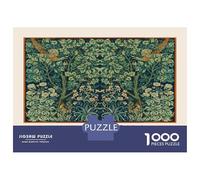 Rompecabezas De 1000 Piezas para Adultos William Morris Pheasant Floral Rompecabezas para Adultos Juego Familiar Alivia El Estrés Difícil Y Desafiante 70x50cm/1000pcs