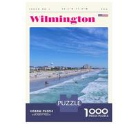 Rompecabezas De 1000 Piezas para Adultos Wilmington North Carolina Travel Art Rompecabezas Juegos Divertidos Vacaciones En Casa Matar El Tiempo Cumpleaños Y Navidad 38x26cm/1000pcs