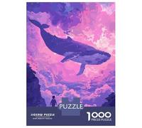 Rompecabezas De 1000 Piezas para Adultos Winged Rabbit in Space Cartoon Rompecabezas Juegos Familiares Difícil Difícil Cumpleaños Y Navidad 38x26cm/1000pcs