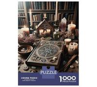 Rompecabezas De 1000 Piezas para Adultos Witchcraft Spell Book Set Rompecabezas para Adultos Juegos Familiares Una Obra De Arte Ayuda A Ejercitar El Cerebro 52x38cm/1000pcs