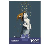 Rompecabezas De 1000 Piezas para Adultos Wizard Cat with Stars Rompecabezas para Adultos Juego De Ingenio Pero Divertido Y Humorístico Regalos De Cumpleaños Y Únicos 70x50cm/1000pcs
