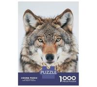 Rompecabezas De 1000 Piezas para Adultos Wolf Face Rompecabezas para Adultos Juegos Relajantes para La Diversión Familiar Interacción Entre Padres E Hijos 38x26cm/1000pcs