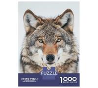 Rompecabezas De 1000 Piezas para Adultos Wolf Face Rompecabezas para Adultos Juguetes Antiestrés Pero Divertido Y Humorístico 52x38cm/1000pcs