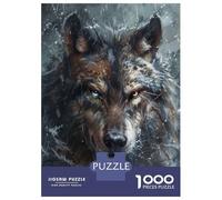 Rompecabezas De 1000 Piezas para Adultos Wolf Fantasy Abstract Art Rompecabezas Juego De Ingenio Carrera De Velocidad De Manos Interacción Entre Padres E Hijos 70x50cm/1000pcs