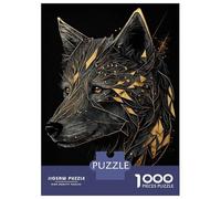 Rompecabezas De 1000 Piezas para Adultos Wolf Kintsugi Rompecabezas para Adultos Juego De Ingenio Pero Divertido Y Humorístico 52x38cm/1000pcs