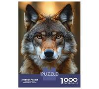 Rompecabezas De 1000 Piezas para Adultos Wolf Portrait with Intense Gaze Rompecabezas para Adultos Juegos Familiares Difícil Oferta Difícil como Regalo para Toda La Familia 70x50cm/1000pcs