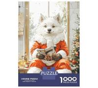 Rompecabezas De 1000 Piezas para Adultos Wolf Santa Reading Toilet Room Rompecabezas para Adultos Juegos Divertidos Pero Divertidos Y Humorísticos Desafiantes De Completar 70x50cm/1000pcs