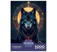 Rompecabezas De 1000 Piezas para Adultos Wolf Spirit Animal Art Print-3 Rompecabezas para Adultos Juegos Familiares Análisis Y Lógica Oferta como Regalos para Toda La Familia 52x38cm/1000pcs