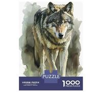 Rompecabezas De 1000 Piezas para Adultos Wolf Watercolor Painting(2) Rompecabezas para Adolescentes Juego Práctico Desafío Difícil Regalo De Cumpleaños, Regalos, 70x50cm/1000pcs