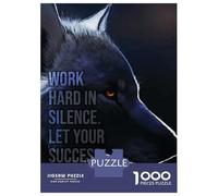 Rompecabezas De 1000 Piezas para Adultos Work Hard In Silence Rompecabezas para Adultos Juego De Ingenio Patrón De Ensamblaje Oferta como Regalo para Toda La Familia 38x26cm/1000pcs