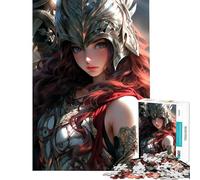 Rompecabezas de 1000 Piezas para Adultos y Adolescentes Ángel Guardián de la Guerra Ayuda a ejercitar el Cerebro Regalos para Mujeres Juego de ingenio para Mayores de 14 años (38x26cm)