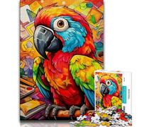 Rompecabezas de 1000 Piezas para Adultos y Adolescentes Animales pájaros y Loros Divertida Actividad para el hogar Ideal para días de Lluvia Regalo de cumpleaños 38x26cm