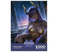 Rompecabezas De 1000 Piezas para Adultos Y Adolescentes Anime Devil Girl on Couch Rompecabezas para Adultos Juegos Familiares Análisis Y Lógica Regalos De Cumpleaños Y Únicos 38x26cm/1000pcs