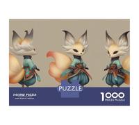 Rompecabezas De 1000 Piezas para Adultos Y Adolescentes Anime Fox Character Design Rompecabezas para Adultos Juegos Relajantes Arte De Pared Difícil Y Desafiante 38x26cm/1000pcs