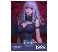 Rompecabezas De 1000 Piezas para Adultos Y Adolescentes Anime Vampire Girl Gaming Rompecabezas para Adultos Juegos Familiares Análisis Y Lógica Regalos De Cumpleaños Y Únicos 38x26cm/1000pcs