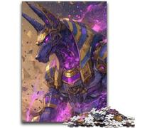 Rompecabezas de 1000 Piezas para Adultos y Adolescentes, Anubis, el Dios Egipcio, Juegos educativos, decoración del hogar, Juego Educativo para cumpleaños y Navidad, 50x75cm