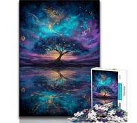 Rompecabezas de 1000 Piezas para Adultos y Adolescentes: Árbol de la Vida Misterioso Cada Pieza es única Divertido y desafiante Juego Familiar (tamaño 75x50cm)