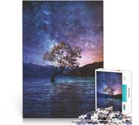 Rompecabezas de 1000 Piezas para Adultos y Adolescentes “árbol de río” Madera,para Mayores de 14 años desafío Educativo Adecuado para decoración de Escritorio.。tamaño:50x75cm