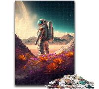 Rompecabezas de 1000 Piezas para Adultos y Adolescentes, Astronauta en un Hermoso Paisaje, Juegos educativos, decoración del hogar, Juego Educativo para cumpleaños y Navidad, 26x38cm