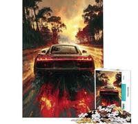 Rompecabezas de 1000 Piezas para Adultos y Adolescentes Audi Negro Coche Moderno Rompecabezas para Toda la Familia Difícil de armar (tamaño 38x26cm)