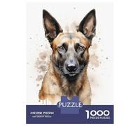Rompecabezas De 1000 Piezas para Adultos Y Adolescentes Belgian Malinois Portrait Rompecabezas para Adultos Juegos Familiares Análisis Y Lógica Regalos De Cumpleaños Y Únicos 70x50cm/1000pcs