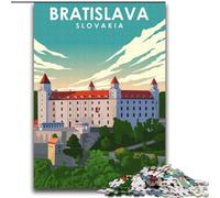 Rompecabezas de 1000 Piezas para Adultos y Adolescentes, Bratislava, Eslovaquia, Juego desafiante de Viaje y Juego Familiar, Regalos de Amigo Secreto (38x52cm), 1000 Piezas
