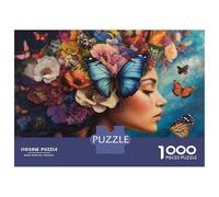 Rompecabezas De 1000 Piezas para Adultos Y Adolescentes Butterfly Dreams Wall Art Rompecabezas para Adultos Juego De Ingenio Arte De Pared Regalos De Cumpleaños Y Únicos 52x38cm/1000pcs