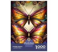 Rompecabezas De 1000 Piezas para Adultos Y Adolescentes Butterfly in Steampunk Rompecabezas para Adultos Juegos Relajantes Arte De Pared Difícil Y Desafiante 52x38cm/1000pcs