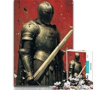 Rompecabezas de 1000 Piezas para Adultos y Adolescentes Caballeros Medievales Rompecabezas de 1000 Piezas Diseño Vibrante y único Experiencia Relajante y desafiante 75x50cm