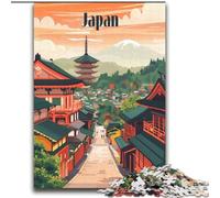 Rompecabezas de 1000 Piezas para Adultos y Adolescentes, Calles atemporales de Japón, Juegos educativos, decoración del hogar, Toda la Familia, 75x100cm