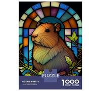 Rompecabezas De 1000 Piezas para Adultos Y Adolescentes Capybara Gift Capibara Rompecabezas para Adultos Juegos Familiares Análisis Y Lógica Regalos De Cumpleaños Y Únicos 70x50cm/1000pcs
