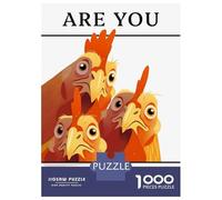 Rompecabezas De 1000 Piezas para Adultos Y Adolescentes Chicken Bathroom Invasion Rompecabezas para Adultos Juegos Familiares Decoración De Pared Difícil Y Desafiante 38x26cm/1000pcs