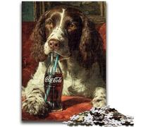 Rompecabezas de 1000 Piezas para Adultos y Adolescentes Cocker Spaniel Apto para Mayores de 14 años Juegos Familiares Oferta como Regalo para Toda la Familia 50x75cm