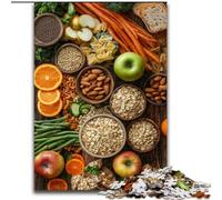 Rompecabezas de 1000 Piezas para Adultos y Adolescentes, colección de Verduras, Juego de Preguntas, decoración de Pared, cumpleaños y Navidad, 50x75cm
