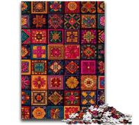 Rompecabezas de 1000 Piezas para Adultos y Adolescentes, Collage de Flores y Mandalas, Toda la Familia (50x75cm)