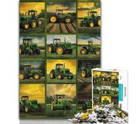 Rompecabezas de 1000 Piezas para Adultos y Adolescentes, Collage de Tractor y Equipo agrícola, Juegos educativos, decoración del hogar, Regalo de cumpleaños, Regalos, Arte de Pared, 75x50cm